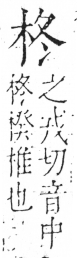 字彙 卷六．木部．頁27．右