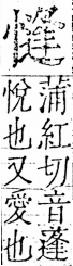 字彙 卷五．心部．頁21．右