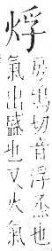 字彙 卷七．火部．頁52．右