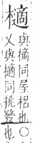 字彙 卷六．木部．頁61．右