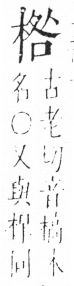 字彙 卷六．木部．頁39．右