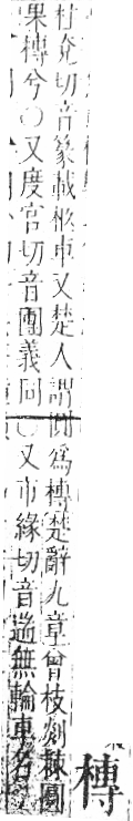 字彙 卷六．木部．頁50．右