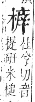 字彙 卷六．木部．頁48．右