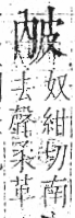 字彙 卷八．皮部．頁47．左