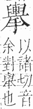 字彙 卷五．手部．頁65．右