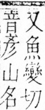 字彙 卷四．山部．頁35．右