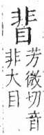 字彙 卷八．目部．頁60．左