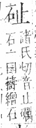 字彙 卷八．石部．頁72．左