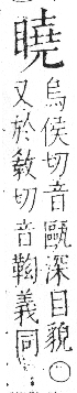 字彙 卷八．目部．頁65．右