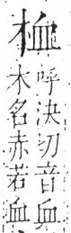 字彙 卷六．木部．頁27．右