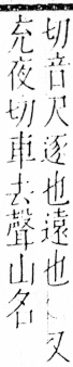 字彙 卷四．广部．頁59．右