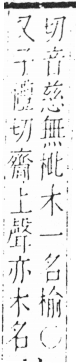 字彙 卷六．木部．頁29．右