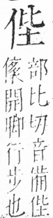 字彙 卷二．人部．頁28．左