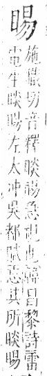 字彙 卷八．目部．頁60．右