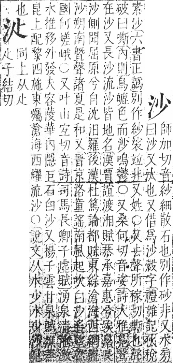 字彙 卷七．水部．頁6．右