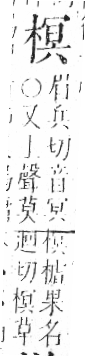 字彙 卷六．木部．頁47．右