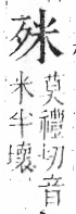 字彙 卷六．歹部．頁73．右