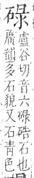 字彙 卷八．石部．頁76．右