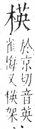 字彙 卷六．木部．頁45．右