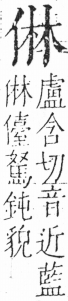 字彙 卷二．人部．頁30．右