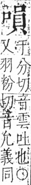 字彙 卷三．口部．頁23．左