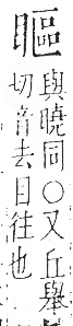 字彙 卷八．目部．頁64．右