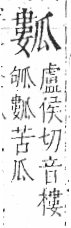 字彙 卷八．瓜部．頁16．右