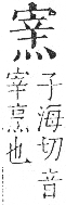 字彙 卷七．火部．頁57．右