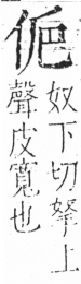 字彙 卷二．人部．頁25．左