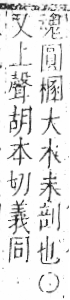 字彙 卷六．木部．頁48．左