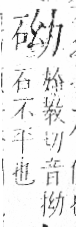 字彙 卷八．石部．頁73．左