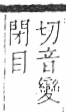 字彙 卷八．目部．頁68．右