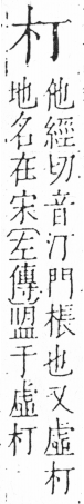 字彙 卷六．木部．頁21．右