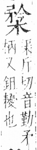 字彙 卷六．木部．頁43．左