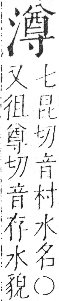 字彙 卷七．水部．頁37．右