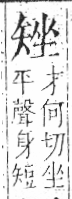 字彙 卷八．矢部．頁70．左