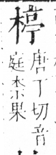 字彙 卷六．木部．頁44．左