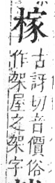 字彙 卷六．木部．頁47．右