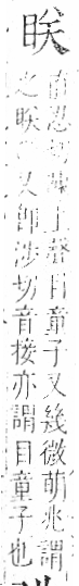 字彙 卷八．目部．頁58．右