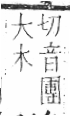 字彙 卷六．木部．頁59．右