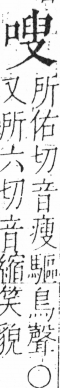 字彙 卷三．口部．頁23．右