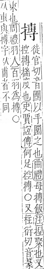 字彙 卷五．手部．頁58．右