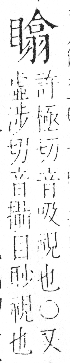 字彙 卷八．目部．頁65．右