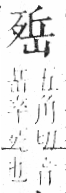 字彙 卷六．歹部．頁73．右