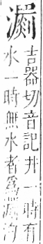 字彙 卷七．水部．頁45．右