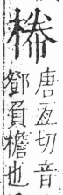 字彙 卷六．木部．頁44．右