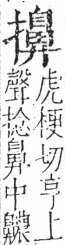 字彙 卷五．手部．頁63．右