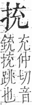 字彙 卷五．手部．頁43．右