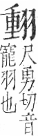 字彙 卷九．羽部．頁63．右