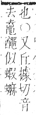 字彙 卷一三．黽部．頁75．右